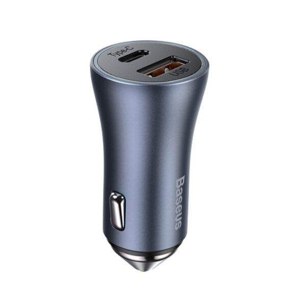 Baseus Golden Contactor Pro Dual Quick Car Charger ( U+C 60W Set)