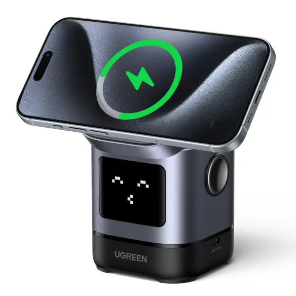 W709 UGREEN 2-in-1 UNO Series Qi2 Magnetic Station Wireless Charger