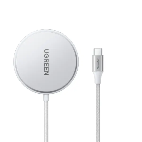 UGREEN Magnetic Wireless Charger 15W White