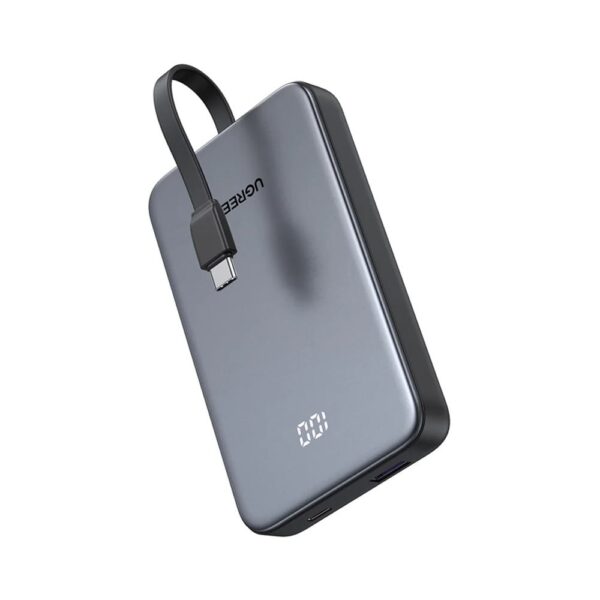 UGREEN 20000mAh 20W Power Bank with Integrated Type-C Cable – PB505 – 45762