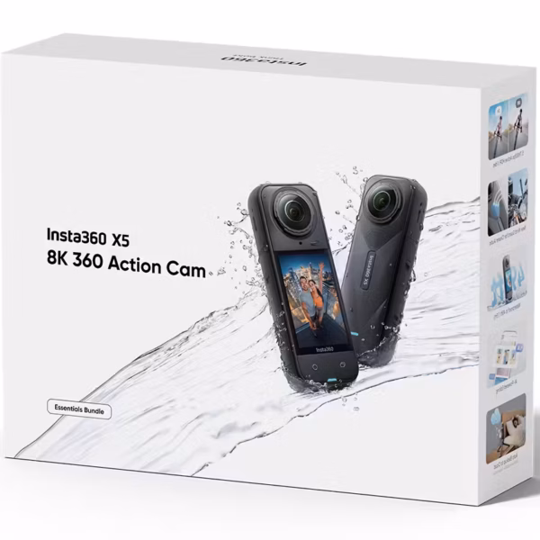 Insta360 X5 360 Action Camera  Essentials Bundle