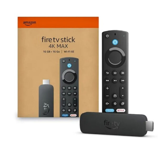 Amazon Fire TV Stick 4K Max (newest model), streaming device, with AI-powered Fire TV Search, supports Wi-Fi 6E, free & live TV without cable or satellite, find shows faster with Alexa+