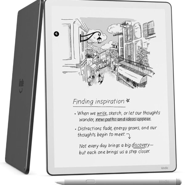 Amazon Kindle Scribe Colorsoft 32GB (newest model) — 11” paper-like color display — Write in notebooks, docs, and books. Read in any light. Pen included